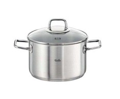 Nerūdijančio plieno puodas su stikliniu dangteliu FISSLER Viseo 2,1 l K2