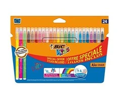 Bic Kid Couleur Fluo flomasteriai 24 spalvos