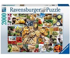 Food Collage 2000 Piece Puzzle - RAVENSBURGER dėlionė