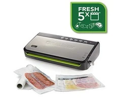 Food Saver Vakuumavimo Aparatas - Foodsaver Ffs005x 0.5 Mbar Juodas Nerūdijančio Plieno