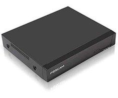 Vaizdo grotuvas Foscam FN9108HE tinklo vaizdo įrašymo įrenginys, juodas, 8 kanalų, 5MP, PoE, HDMI+VGA