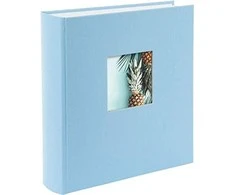 Albumas GOLDBUCH 31729 Bella Vista sky-mėlynas 30x31/100psl, balti lapai | kampučiai/lipdukai | knyginio rišimo