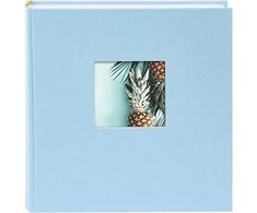 Albumas GOLDBUCH 31729 Bella Vista sky-mėlynas 30x31/100psl, balti lapai | kampučiai/lipdukai | knyginio rišimo