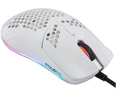 Itin lengva Pelė žaidimams su pašvietimų Fourze GM800, Perlo balta