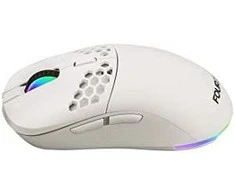Belaidė įkraunama pelė žaidimams su RGB pašvietimu Fourze GM900, Balta