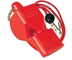 Švilpukas Fox 40 Classic Safety raudona + virvutė 9903-0108