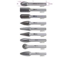 BETA SUKAMASIS DIDĖLĖ PAGAMINTA IŠ CENTRUOTOS KIETIENIO, APVALINTAS CILINDRAS 9,5 x 19 mm, BOTAS 6 mm 426MD/CT9,5