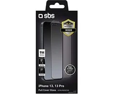 SBS Full Cover Tempered Glass for iPhone 13/13 Pro/14/16e/17e