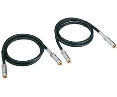 Kabelis Furutech ADL RCA (Cinch) x2 - RCA (Cinch) x2 1m juoda