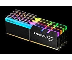 RAM G.Skill DIMM 32 GB DDR4-3200 (4x 8 GB) Quad-Kit, memory - juodas, F4-3200C16Q-32GTZRX, Trident Z RGB, INTEL XMP