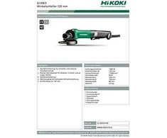 Kampinis šlifuoklis Hikoki G13SE3YHZ; 1400 W