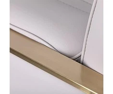 Activeshop Kirpyklos kėdė HAIR SYSTEM KIRPYMO KĖDĖ ACRI BIEGE GOLD