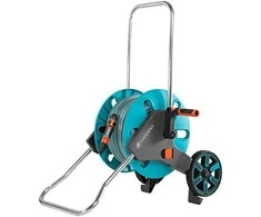 Ritės ir žarnos komplektas AquaRoll M Classic Gardena Ø13mm/20m mėlynas