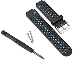Išmaniojo laikrodžio Garmin Forerunner 230/235/630/735XT  silikoninis dirželis, Juodos spalvos