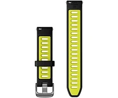 Garmin Forerunner 265S laikrodžio apyrankė, juoda/geltona, 18 mm