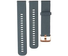 Išmaniojo laikrodžio Garmin greitai atsegamas, silikoninis dirželis, Mėlynos spalvos, 20mm