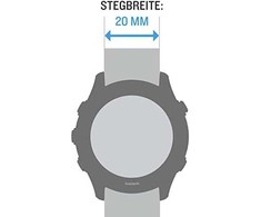 Išmaniojo laikrodžio Garmin greitai atsegamas, silikoninis dirželis, Smėlinės spalvos, 20mm