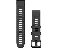 Garmin QuickFit 26mm Silikoninės laikrodžių apyrankės, grafitas