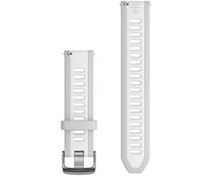 Garmin Quick Release laikrodžio apyrankė, silikoninė, 20 mm, Pilka/baltas akmuo