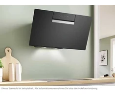 Bosch DWK87FN60 Serija 4, Prie sienos montuojamas gartraukis, 80 cm, skaidrus stiklas su juodu atspaudu