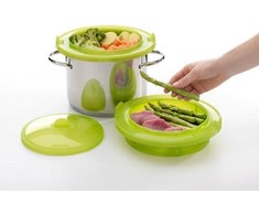 Garinimo priedas žalias silikonas 22 cm Lékué