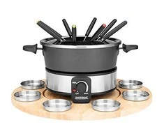 Gastroback 42566 Fondue Set Drehteller mit 8 SaucenbehÃ¤ltern