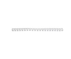 GBC WIRE BINS 21L A4 10MM Sidabrinis PACK 100 VNT.