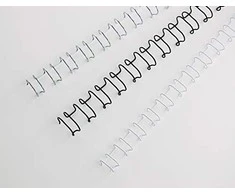 Acco Metalinės įrišimo spiralės GBC A4 21L, 12mm, 100 vnt./pak., balta sp.
