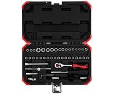 Gedore Gedore Raudona socket wrench set 1/4 SW4-14mm 46 pieces - 3300052