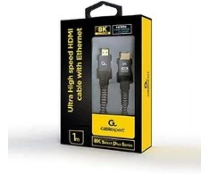 GEMBIRD CCB-HDMI8K-1M itin didelės spartos HDMI kabelis su Ethernet 8K Select Plus serija 1 m