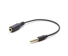 Gembird Kabelis stereo MINIJACK-> MINIJACK M/F 17.5cm zamienione piny dla Apple/Samsung/Nokia