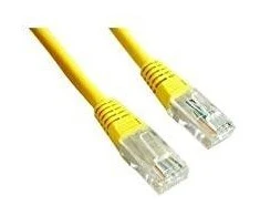 GEMBIRD PP12-1M/Y Gembird patchcord RJ45, cat.5e, UTP, 1m, geltona