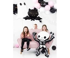 Party Deco Forminis folinis balionas "Skeletas" (84x100cm)