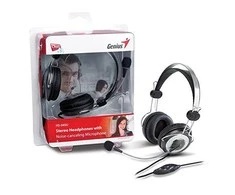 KYE GENIUS Ausinės HS-04 SU stereo ausinės noise-canceling microphone in line garsumo valdymas in line microphone su mute function