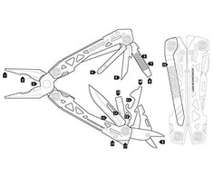 Multirinkinys Gerber Suspension NXT Compact Multi-Tool, Blister