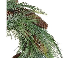 Beliani kalėdinis vainikas ASTURIA Žalias 34 cm