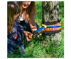 Vokietija Slackline Gibbon Banana Lama TreeWear rinkinys 15m/3,5cm