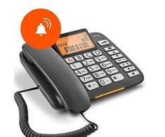 Gigaset DL580 didelio mygtuko telefonas - juodas