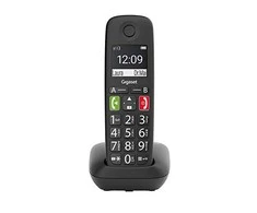 Gigaset E290 Duo - didelis mygtukas telefonas su 2 rageliais - juodas
