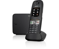 Gigaset E630 tarptautinis didelio mygtuko belaidis telefonas IP65 - juodas