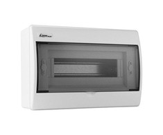 Elektro Plast 7.3 Moduliniai skirstomieji įrenginiai 1x12 paviršiuje montuojami IP40 RN-12 WAVE 7.3