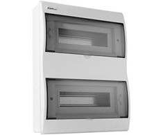 Elektro Plast 7.5 Moduliniai skirstomieji įrenginiai 2x12 paviršiuje montuojami IP40 RN-24 WAVE 7.5