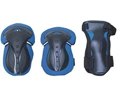 GLOBBER kelių ir alkūnių apsaugų rinkinys, mėlynas Junior XXS RANGE A (25KG),540-100