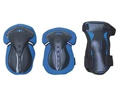 GLOBBER kelių ir alkūnių apsaugų rinkinys, mėlynas Junior XS RANGE B (25-50KG), 541-100