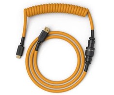 Glorious Coiled Cable susuktas klaviatūros laidas Glorious Gold, USB-C į USB-A – 1,37m, aukso spalvos