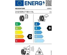 Nexen Padangos Winguard Sport 2 (WU7) 98 V XL (D B B 70dB)