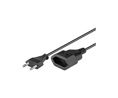 Goobay DELTACO OSG kabelis, RAK CEE 7/16 - RAK IEC 60906-1 klasė 3 m, juodas / DEL-109AE