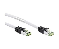 Goobay Goobay CAT 8.1 pleistras kabelis, S / FTP (PiMF), baltas, 0,5 m - LSZH be halogenų, varinis AWG 24 (55123)