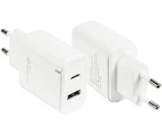 Good Connections Geros jungties USB greitasis įkroviklis 20W 2 prievadų USB-C/A PD baltas