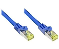 GoodConnections Good Connections Geri ryšiai Patchkabel mit Cat. 7 Rohkabel S/FTP blau 2m